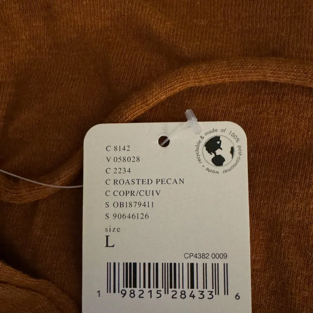 Free People Eros Maxi Dress in Roasted Pecan Copper Brown LARGE NWT - Picture 3 of 8